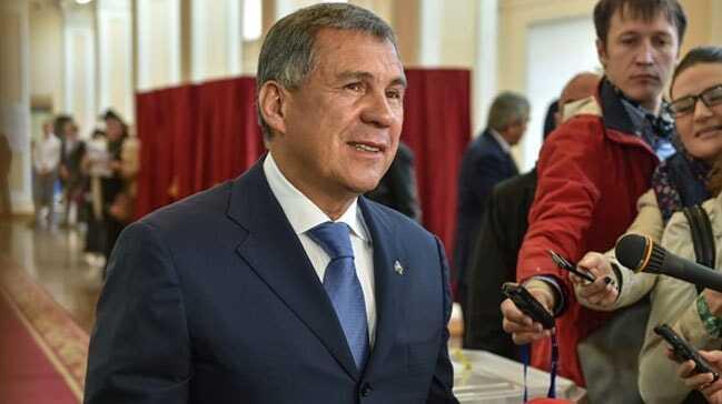 Tataristan Özerk Cumhuriyeti Cumhurbaşkanı Minnihanov İstanbul'da