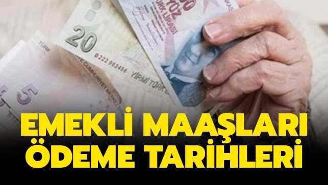 Emekli maaşları bayramdan önce ödenecek mi"