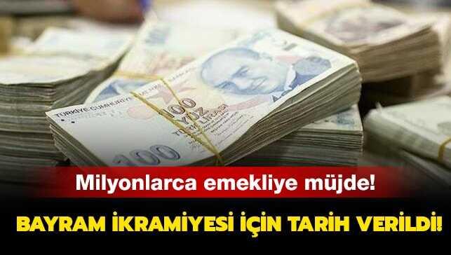 Emekliye bayram ikramiyesi ne zaman verilecek"