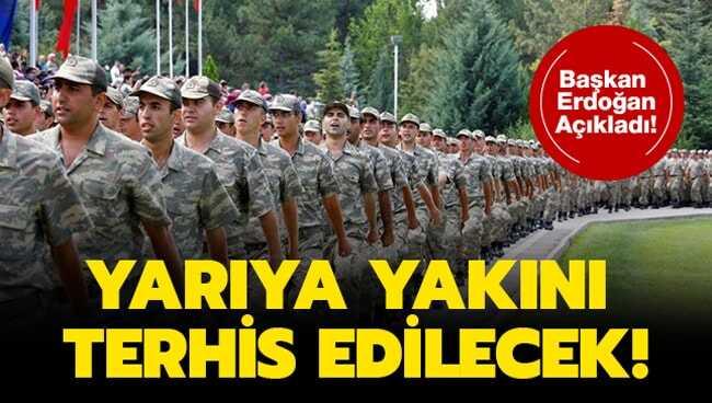 Başkan Erdoğan yeni askerlik düzenlemesini açıkladı! Askerlik sistemi hakkında gelişme