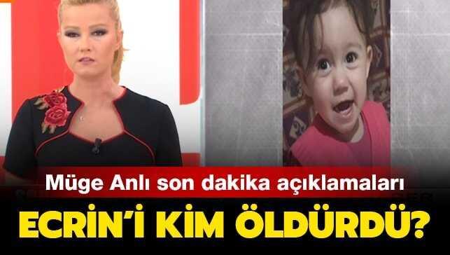 Ecrin bebek olayı son dakika gelişmesi! Müge Anlı canlı yayını Ecrin'in katili bulundu mu"