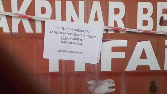 Esnafa 'kadınlara saygısızlık' şikayetiyle 15 gün kapatma cezası