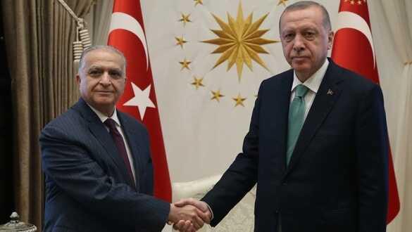 Başkan Erdoğan Irak Savunma ve Dışişleri Bakanı ile İstihbarat Başkanı'nı kabul etti
