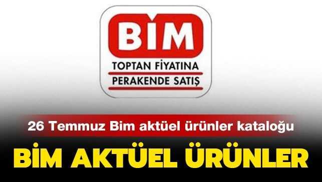 BİM aktüel ürünler kataloğu yayında!
