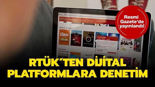 Netflix Rtük denetimi geldi mi" Resmi Gazete'de yayınlandı..