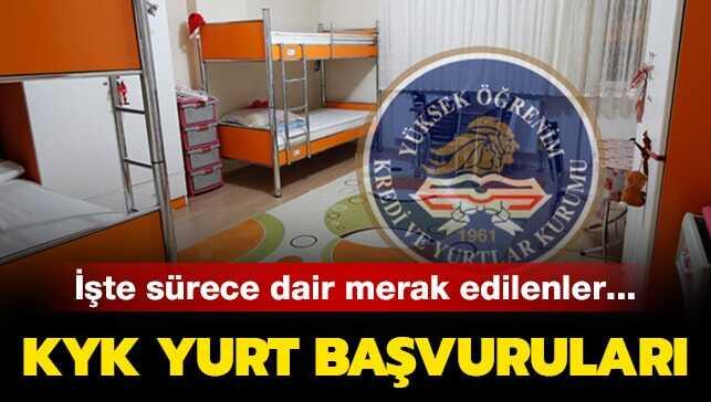 KYK yurt başvuruları için gerekli belgeler nedir"