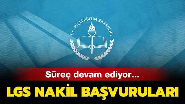 LGS 3. nakil işlemleri nasıl yapılır"