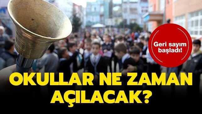 Okulların açılmasına kaç gün kaldı"
