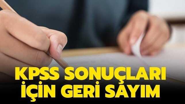 KPSS sonuçları için heyecan giderek artıyor