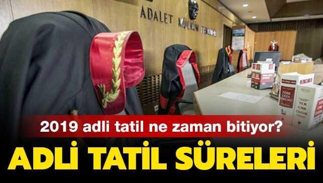 Adli yıl açılışı için geri sayım