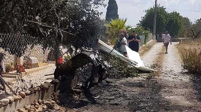 İspanya'da uçak ve helikopter çarpıştı: 7 ölü