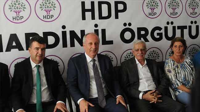 CHP ve HDP'den karşılıklı ziyaretler... Muharrrem İnce'den Ahmet Türk'e: Desteğimiz sizinle