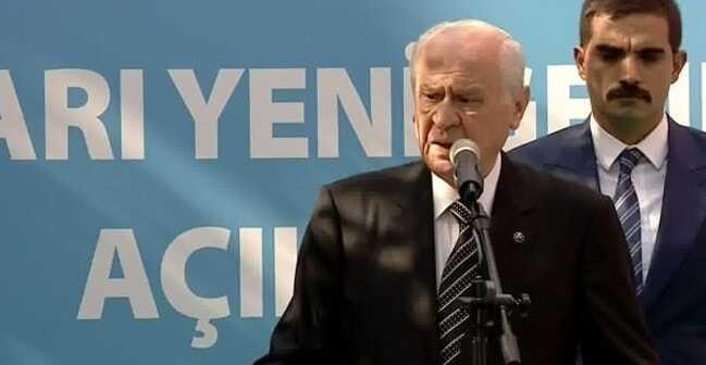 MHP lideri Devlet Bahçeli Ülkü Ocakları töreninde konuştu