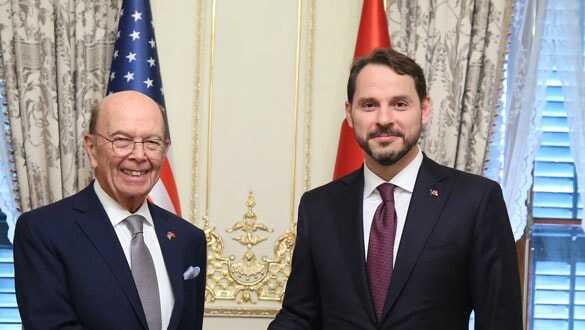 Bakan Albayrak, ABD Ticaret Bakanı Ross ile görüştü