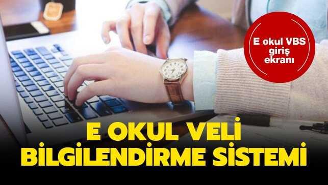 E okul veli bilgilendirme sistemine nasıl girilir"