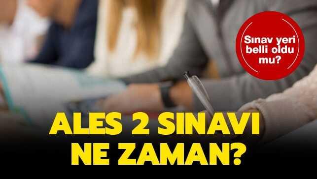 ALES giriş yerleri belli oldu!