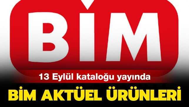 13 Eylül 2019 BİM aktüel ürünler kataloğu yayında! BİM'e bu hafta neler geliyor"