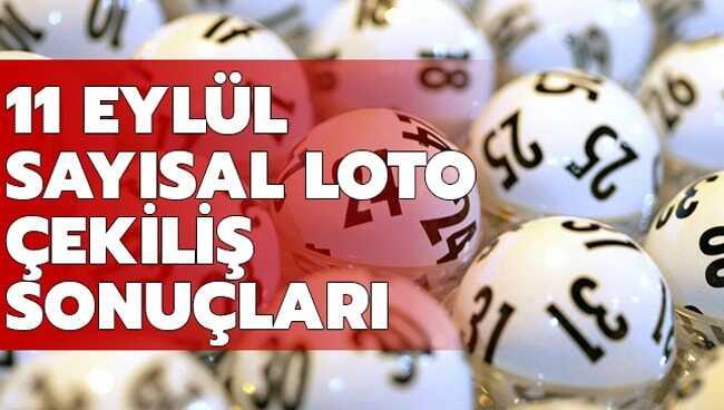 11 Eylül 2019 Sayısal Loto sonuçları