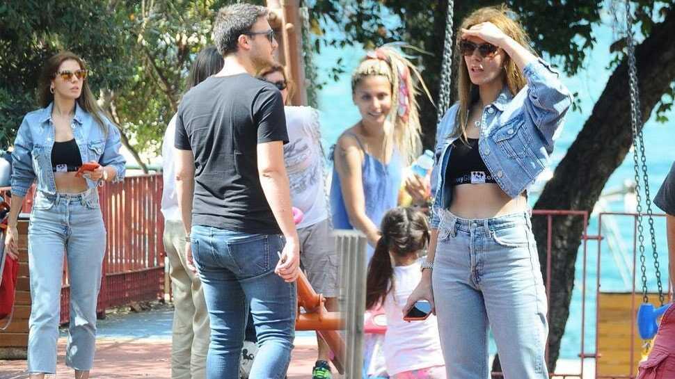 Hatice Şendil'in park stili dikkat çekti