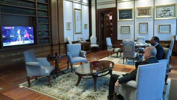Başkan Erdoğan'dan Rıza Kayaalp'e kutlama