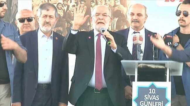 Saadet Partisi Genel Başkanı Karamollaoğlu'na tepki... Alandan ayrılmak zorunda kaldı!