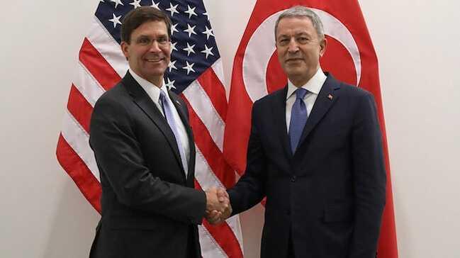Bakan Akar, ABD'li mevkidaşı ile telefonda görüştü