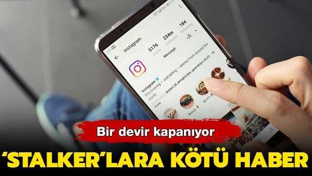 Instagram hareketler özelliğine ne oldu" Stalker'lara kötü haber! Instagram hareketler sekmesi kalktı mı" '