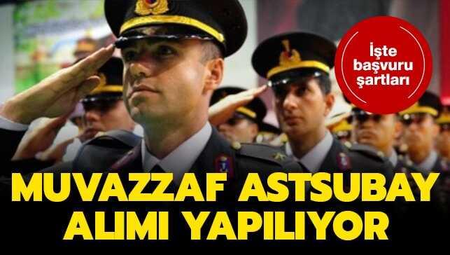 Muvazzaf astsubay alımı ne zaman"