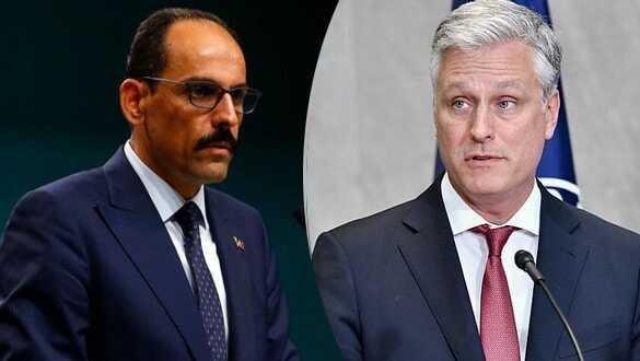 Son dakika: Cumhurbaşkanlığı Sözcüsü Kalın, O'Brien ile görüştü