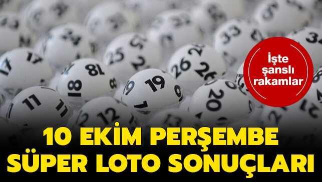 Süper Loto sonuçları 10 Ekim 2019 açıklandı! MPİ Süper Loto sonuçları sorgulama sayfası sizlerle