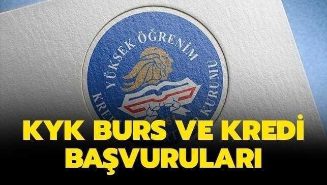 KYK burs başvuruları ne zaman başlıyor"