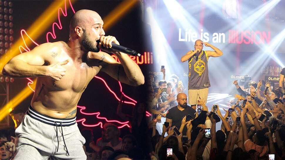Ben Fero'dan dikkat çeken hareket! Sahnede asker selamı verdi
