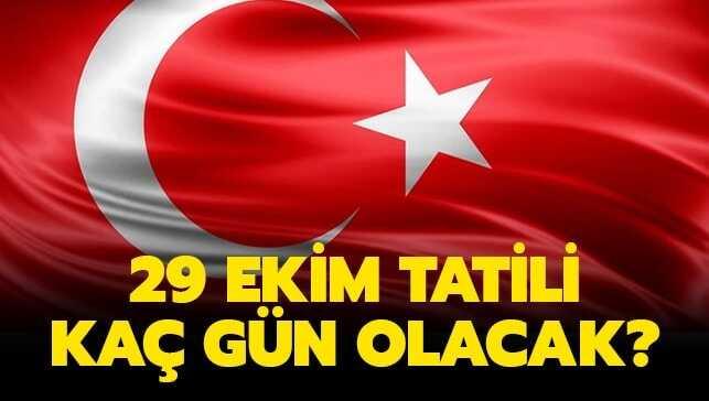 29 Ekim Salı resmi tatil mi"