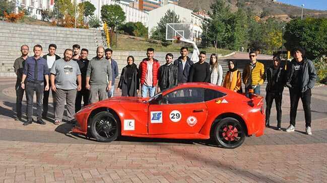 Üniversitede üretildi, saatte 110 kilometre hıza ulaşabiliyor