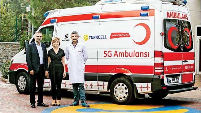 Turkcell ve ErIcsson'dan ilk uygulama: 5G ambulansıyla hastaya uzaktan teşhis
