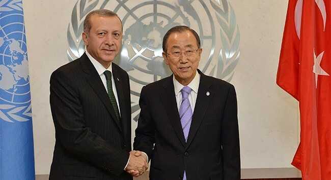Ban Ki Moon'dan Başkan Erdoğan'a övgü dolu sözler