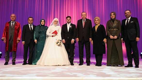 Cumhurbaşkanı Erdoğan nikah şahidi oldu
