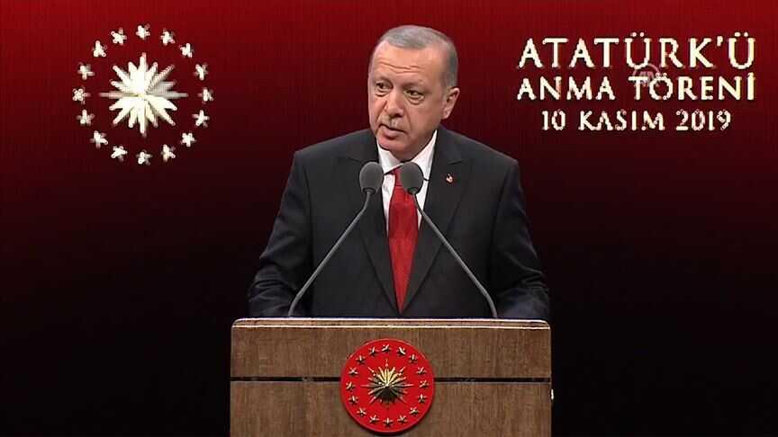 Başkan Erdoğan'dan, Atatürk maskesi takanlara tepki: Husumetlerini gizlemeye çalışıyorlar