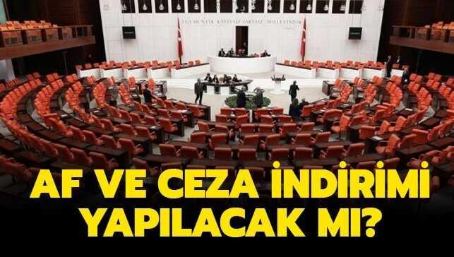 Ceza indirimi yapılacak mı" İşte detaylar
