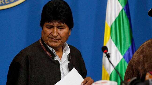 Ordu harekete geçti... Bolivya Devlet Başkanı Evo Morales istifa etti