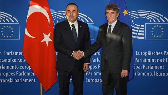 Çavuşoğlu, Sassoli'nin ikiyüzlülüğünü ifşa etti: Bunları yüzüme karşı söyleyemedi