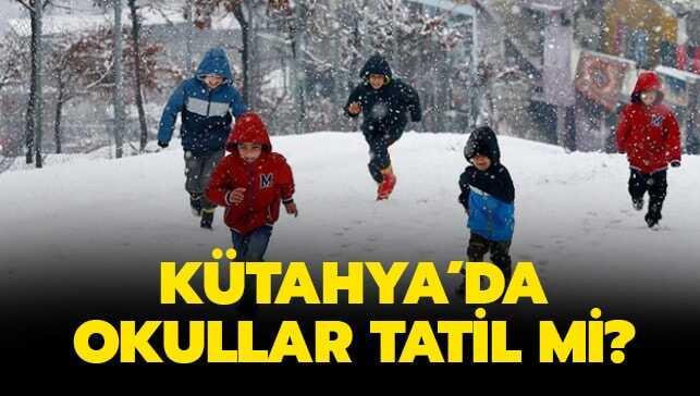 Cuma günü Kütahya'da okullar tatil mi" 6 Aralık Kütahya'da kar tatili var mı"