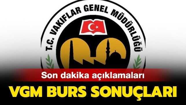 VGM burs sonuçları için heyecan artıyor