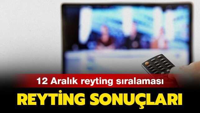 Reyting sonuçları 12 Aralık 2019 açıklandı!