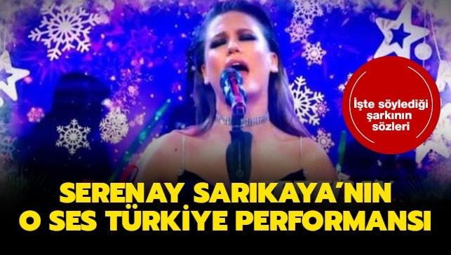 Serenay Sarıkaya O Ses Türkiye performansı ile büyüledi.. Serenay