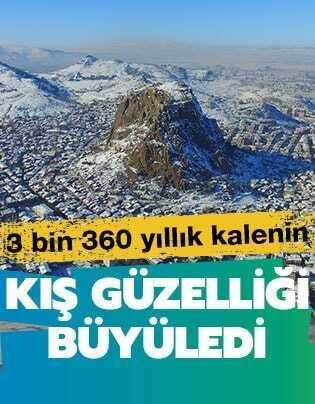 3 bin 360 y�ll�k kalenin k�� g�zelli�i b�y�ledi