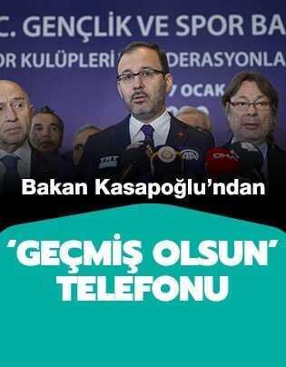 Bakan Kasapo�lu'ndan Merih Demiral'a telefon