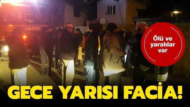 Ni�de'de yang�n facias�! �l� ve yaral�lar var