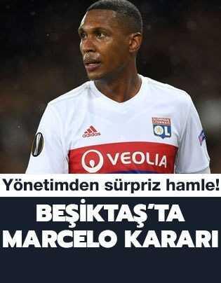 Be�ikta�'ta Marcelo transferi i�in karar verildi