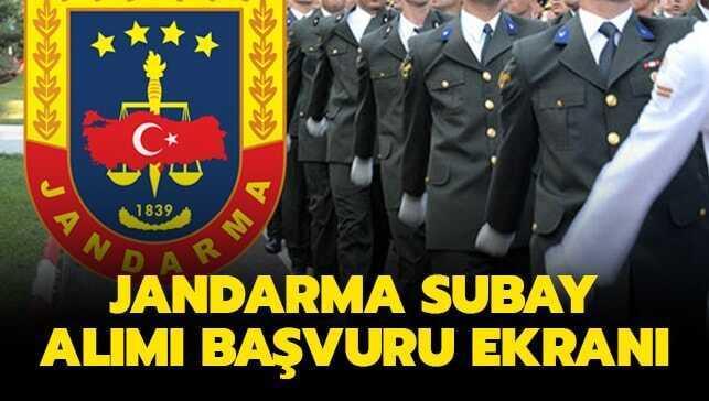 Jandarma subay alımı başvurusu nasıl yapılır" Jandarma muvazzaf subay alımı şartları nedir"